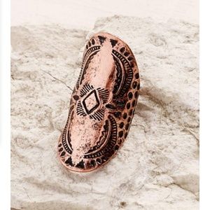 2/8 Burnt shield ring earthbound trading boho